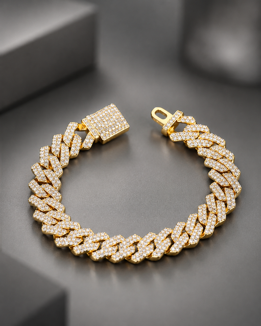 Hip/Hop Style Iced Out Bracelet