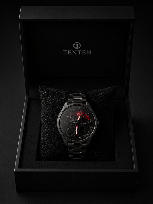 Jet Black Gyro Watch