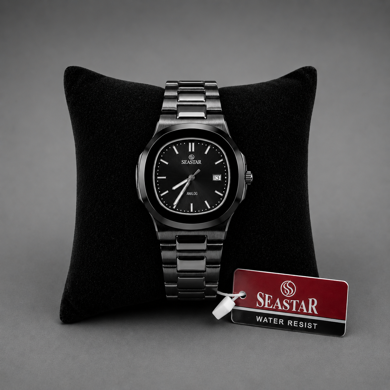 SEASTAR Black Luxury Watch