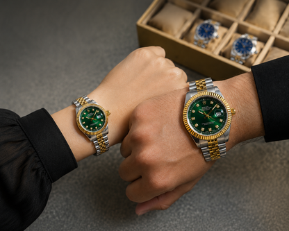 Luxury Couple Watch Set