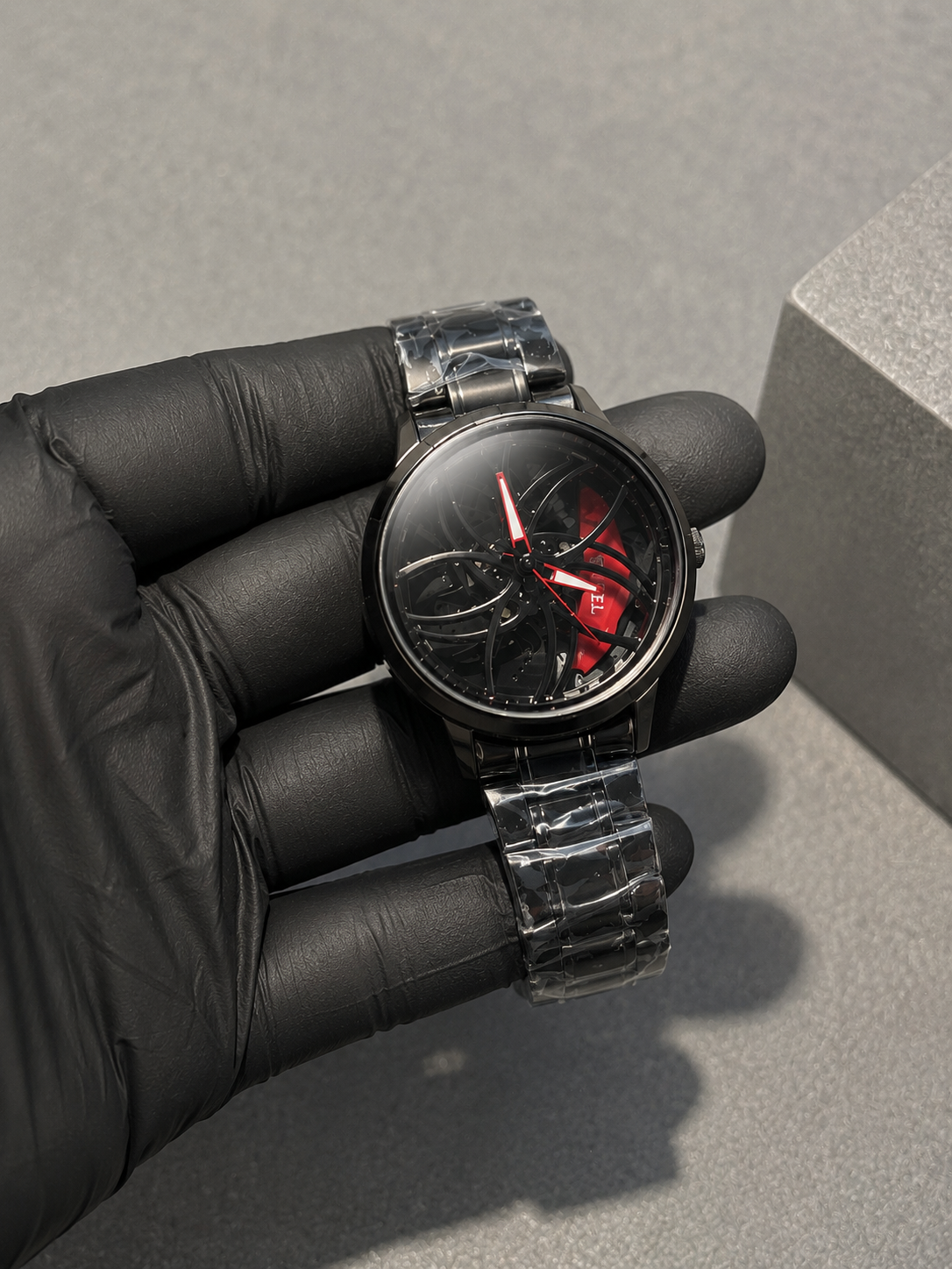 Jet Black Gyro Watch