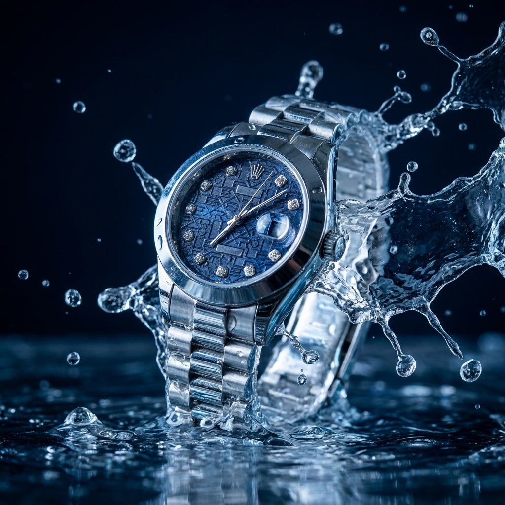 Luxury Silver Stainless Steel Watch