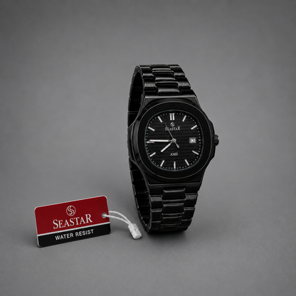 SEASTAR Black Luxury Watch