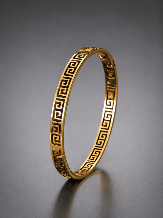 Greek key bracelet