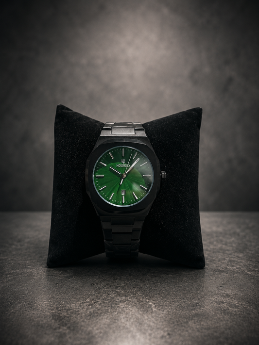 Hoursy Green Dial Luxury Watch