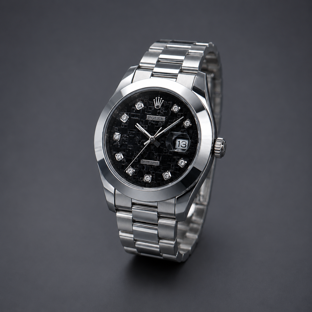 Luxury Silver Stainless Steel Watch
