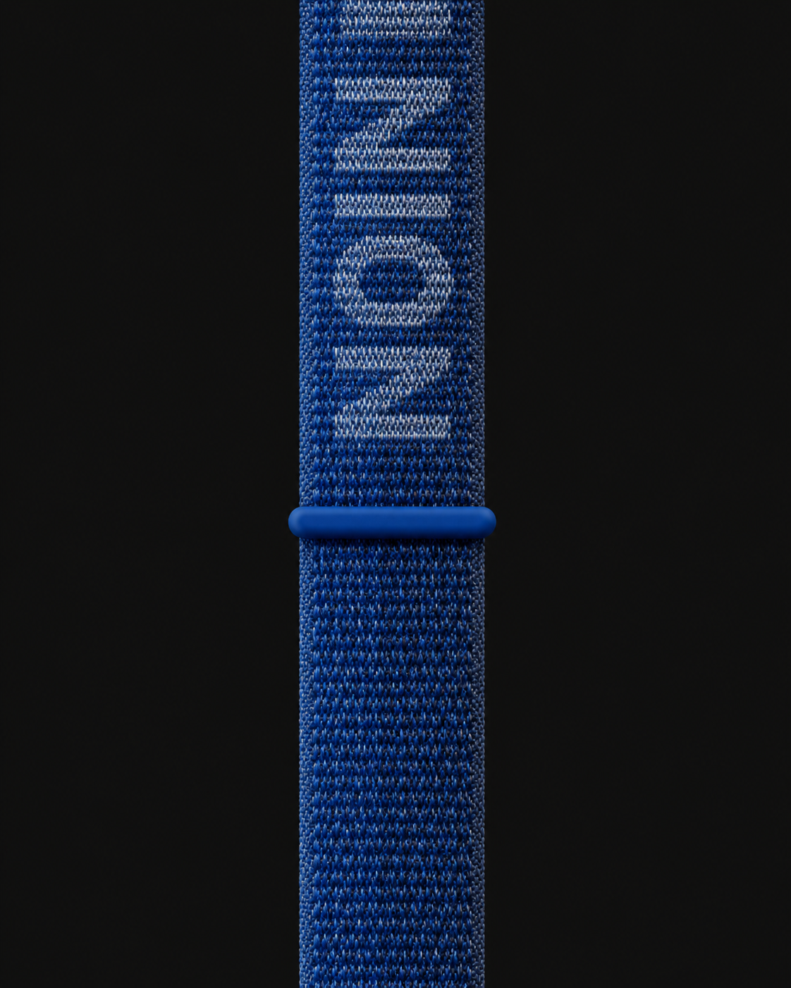 Premium Blue Nylon Loop Smartwatch Strap