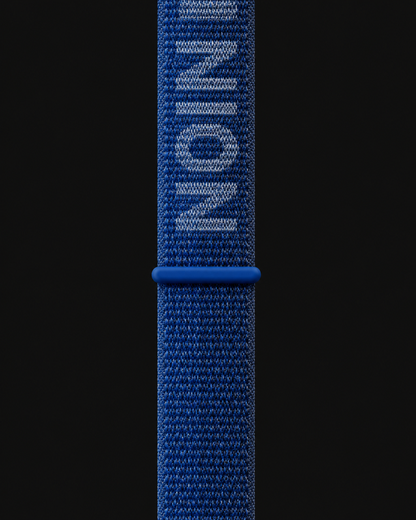 Premium Blue Nylon Loop Smartwatch Strap