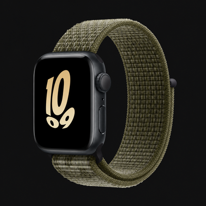 Premium Blue Nylon Loop Smartwatch Strap