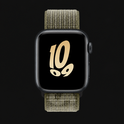 Premium Blue Nylon Loop Smartwatch Strap