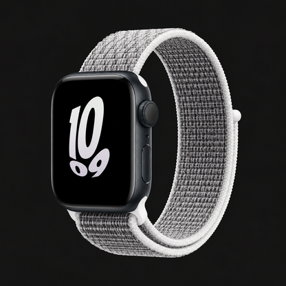 Premium Blue Nylon Loop Smartwatch Strap