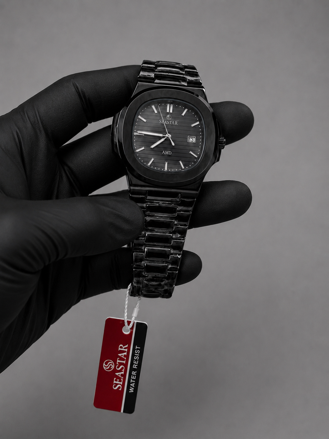 SEASTAR Black Luxury Watch