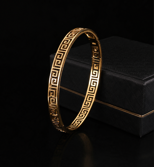 Greek key bracelet