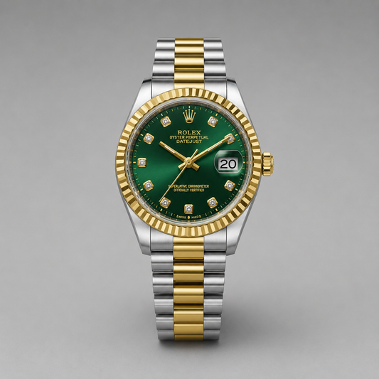 Emerald Luxe DateMaster Watch