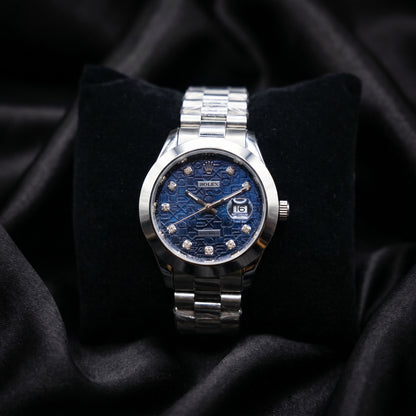 Luxury Silver Stainless Steel Watch