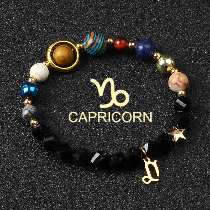 Libra Solar System Natural Stone Bracelet