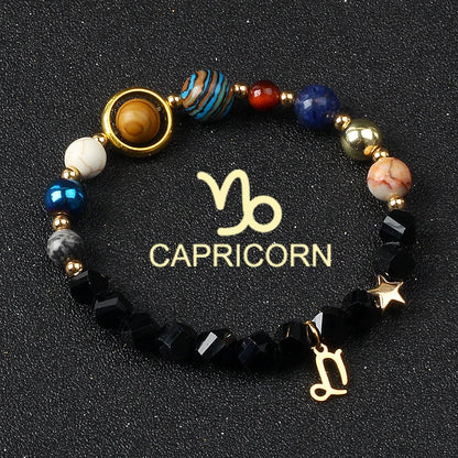 Libra Solar System Natural Stone Bracelet