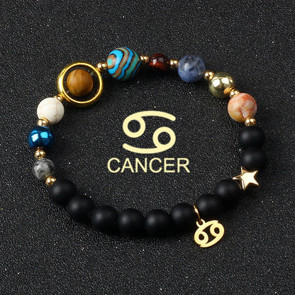 Libra Solar System Natural Stone Bracelet
