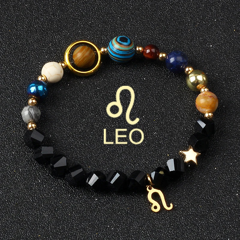 Libra Solar System Natural Stone Bracelet