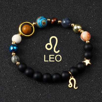 Libra Solar System Natural Stone Bracelet