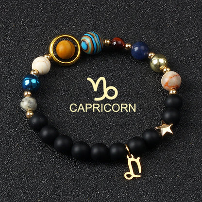 Libra Solar System Natural Stone Bracelet
